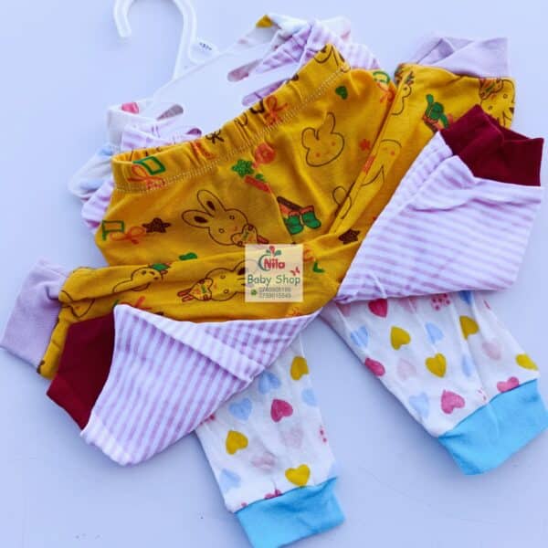 3pc Cotton Baby Girl Trousers - Image 6