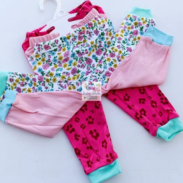 3pc Cotton Baby Girl Trousers - Image 5