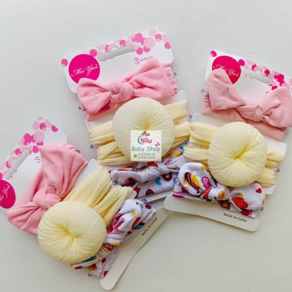 3 Piece Baby Girl Headbands - Image 3