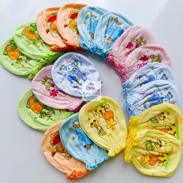 Anti-Scratch Soft Baby Mittens