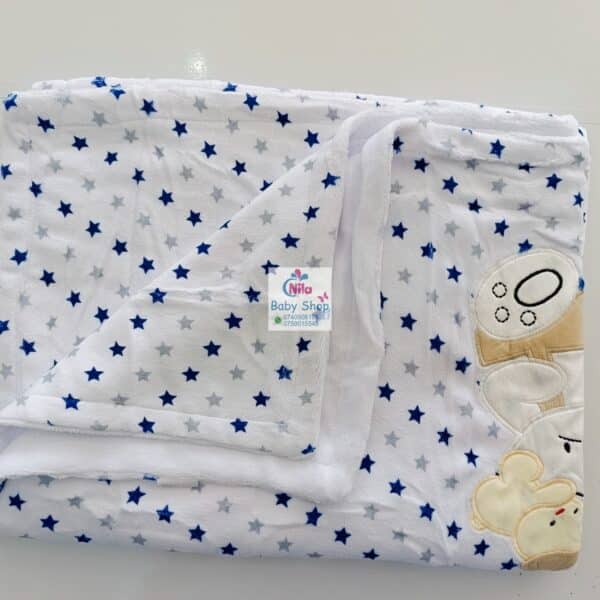 Stylish Fleece Baby Shawl Blanket - Image 12