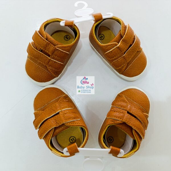 Baby Boy Crib Shoes with Soft Sole (pre-walkers) - Image 6