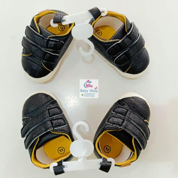 Baby Boy Crib Shoes with Soft Sole (pre-walkers) - Image 5