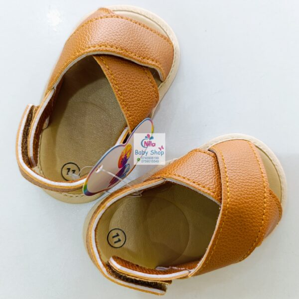 Baby Boy Crib Shoes with Soft Sole (pre-walkers) - Image 3