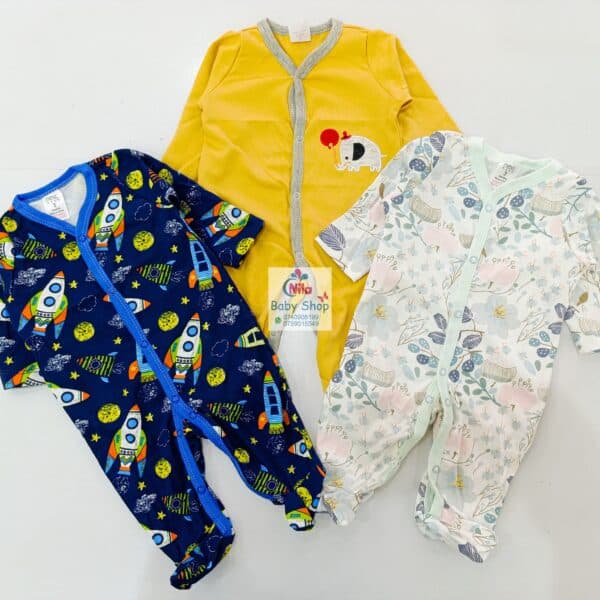 3Pc Infant Unisex Romper / Sleepsuit - Image 4