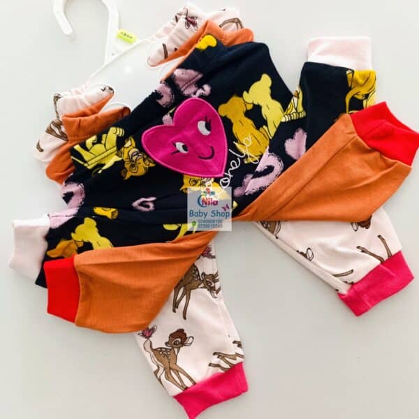 3pc Cotton Baby Girl Trousers - Image 3