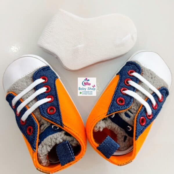Baby Boy Crib Shoes with Soft Sole (pre-walkers) - Image 11