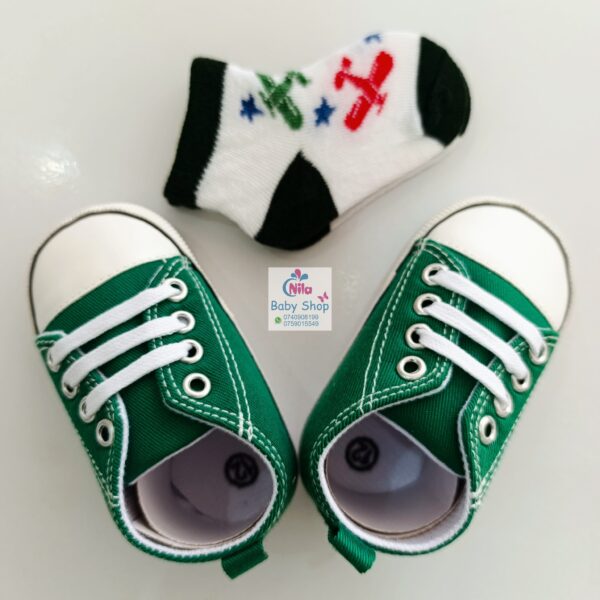Baby Boy Crib Shoes with Soft Sole (pre-walkers) - Image 9
