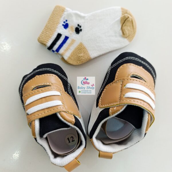 Baby Boy Crib Shoes with Soft Sole (pre-walkers) - Image 8