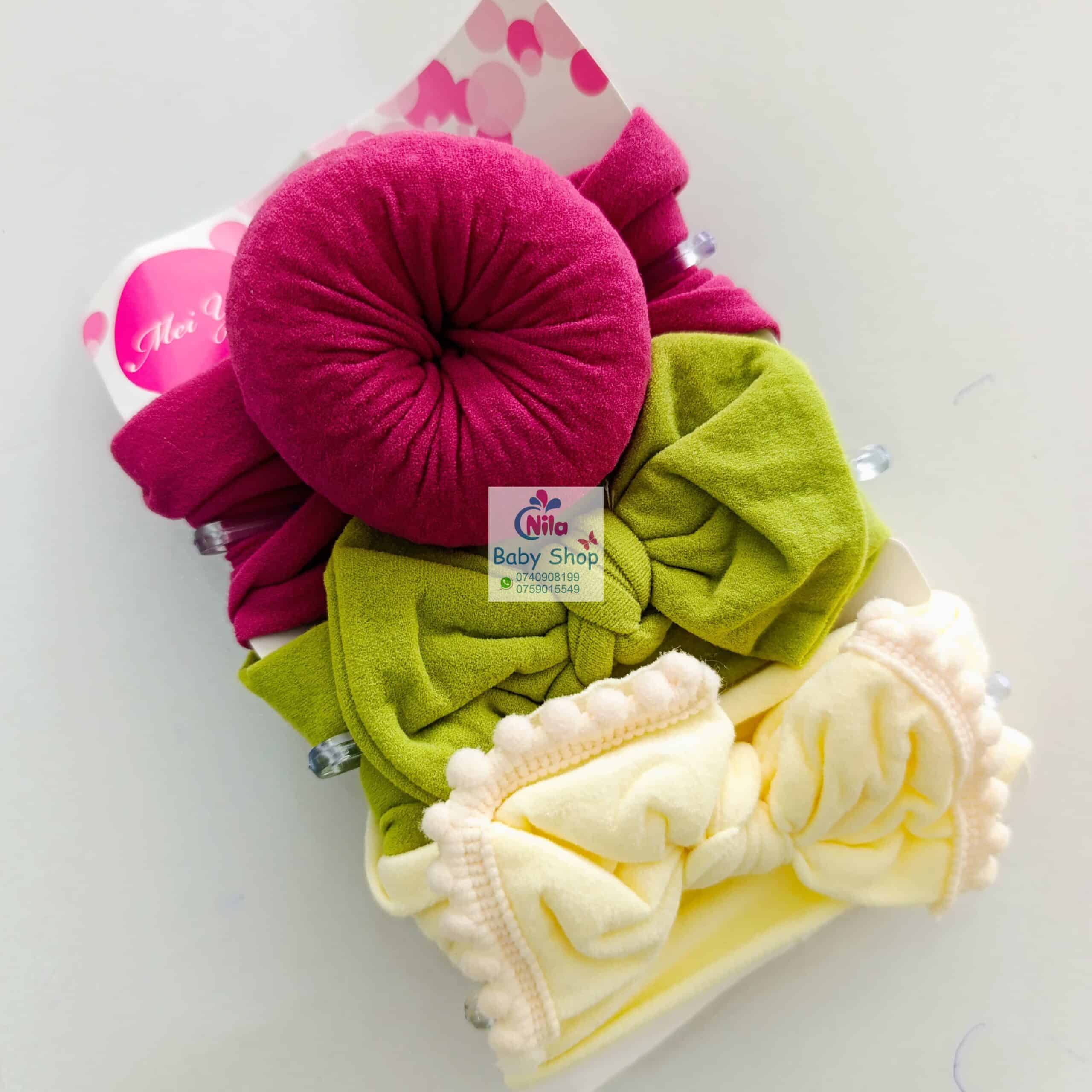 3 Piece Baby Girl Headbands - Image 4