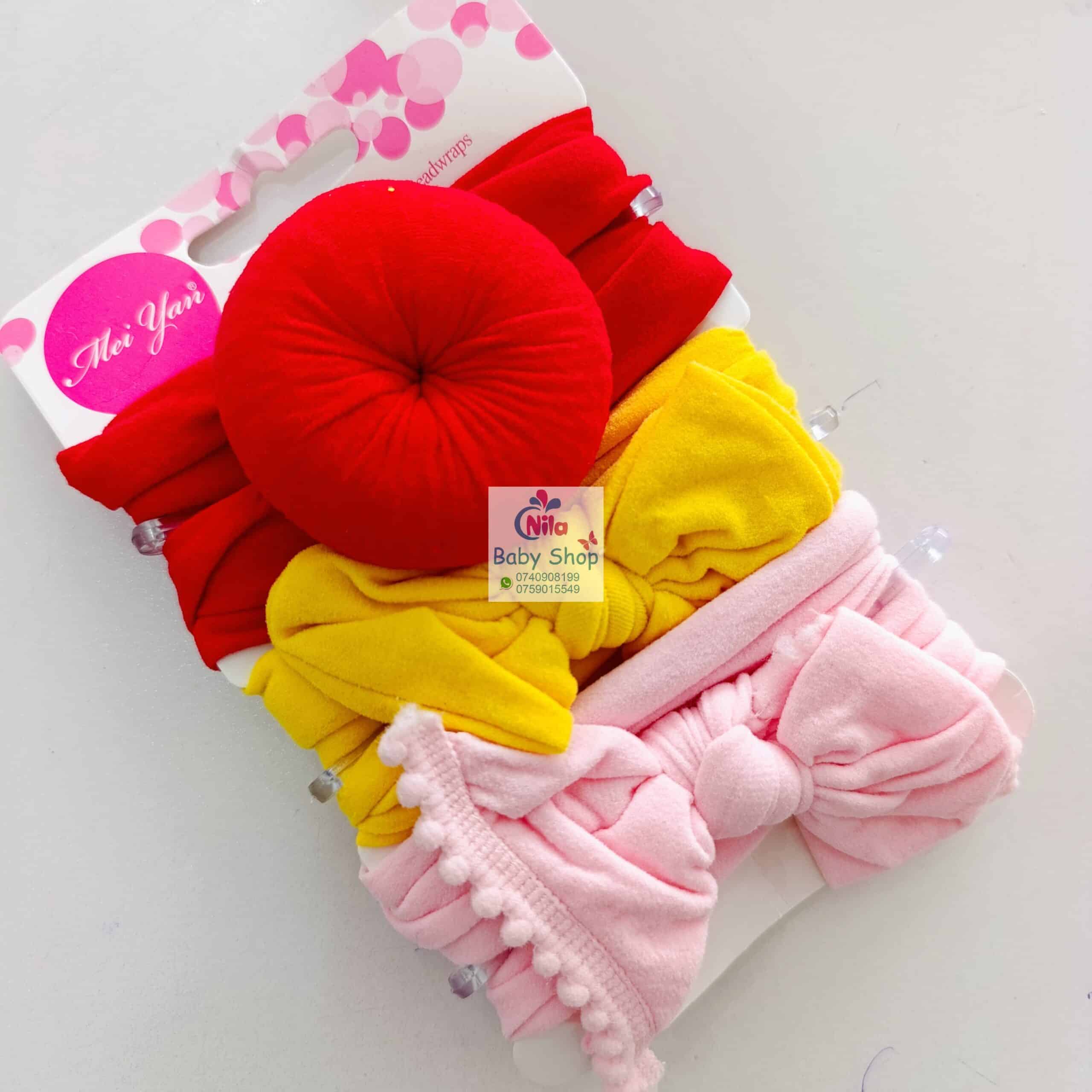 3 Piece Baby Girl Headbands - Image 3