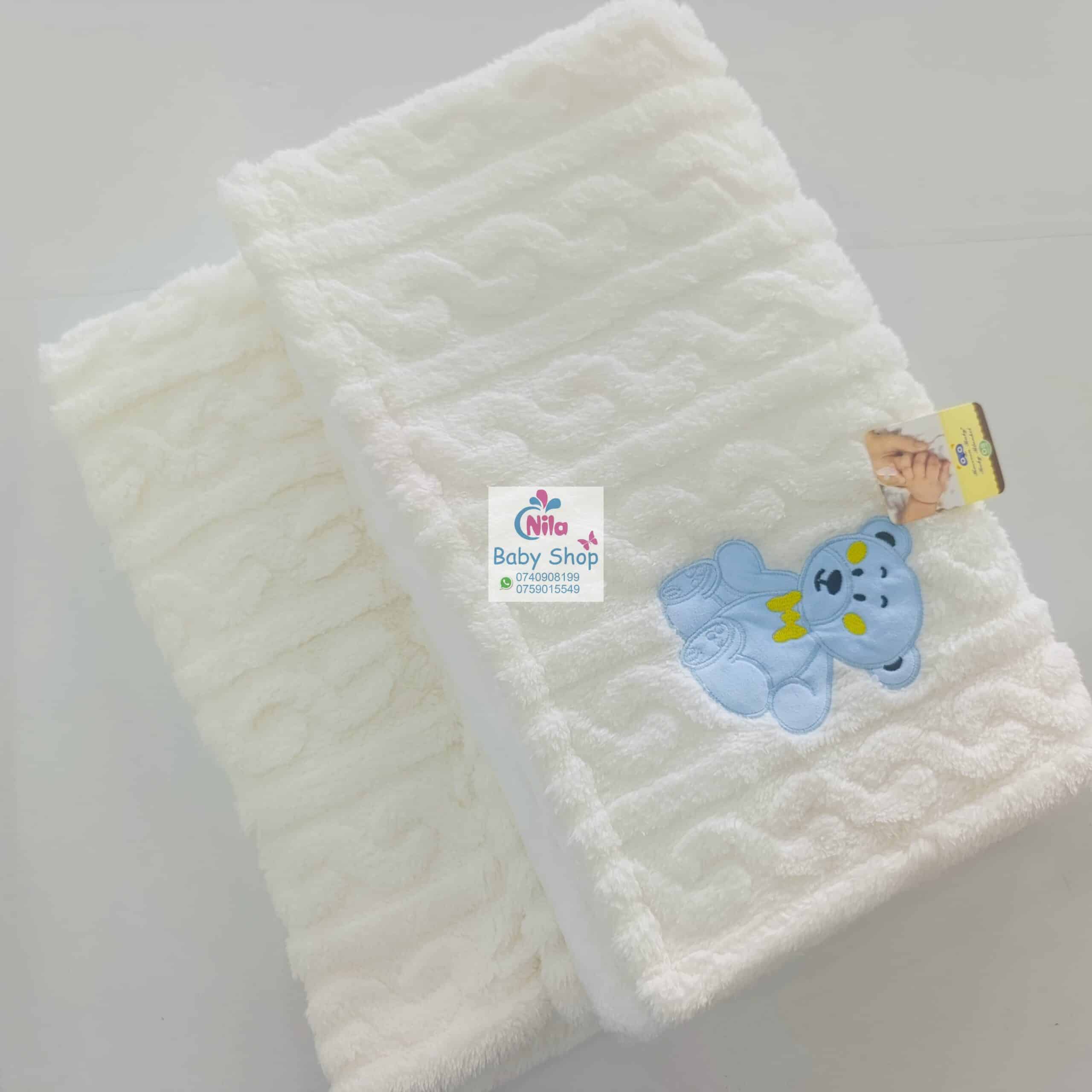 Stylish Fleece Baby Shawl Blanket - Image 5