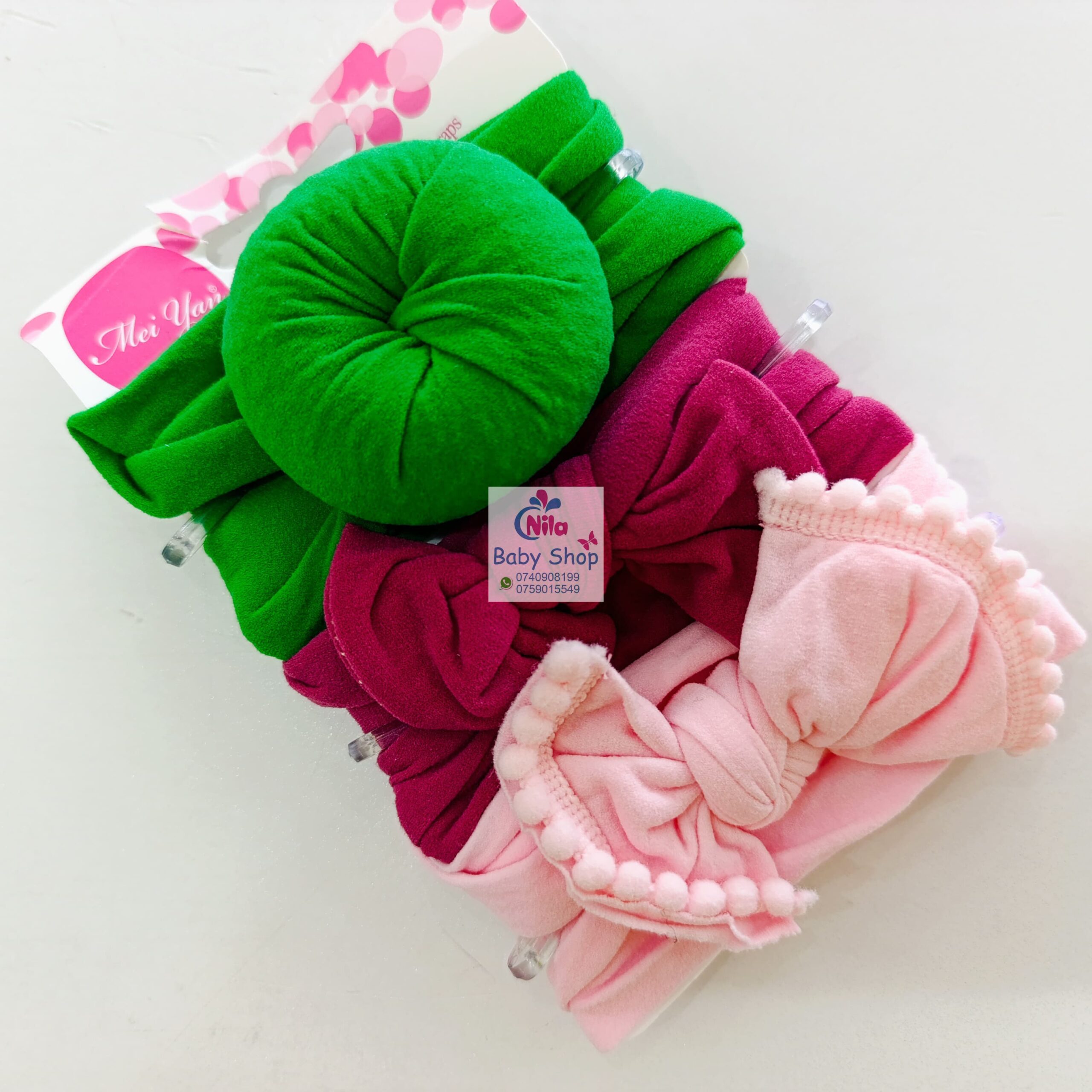 3 Piece Baby Girl Headbands - Image 3