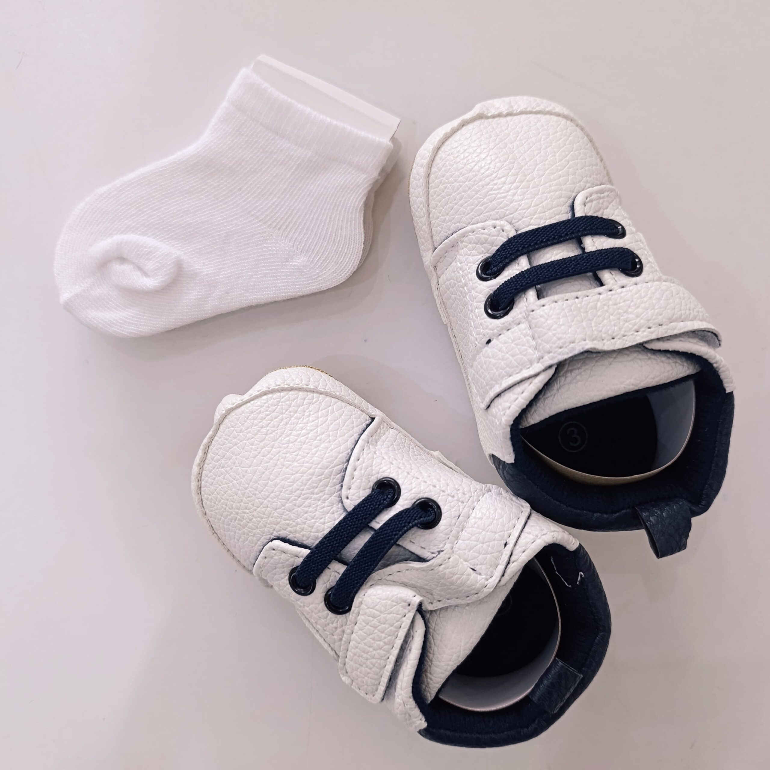 Baby Boy Crib Shoes with Soft Sole (pre-walkers) - Image 7