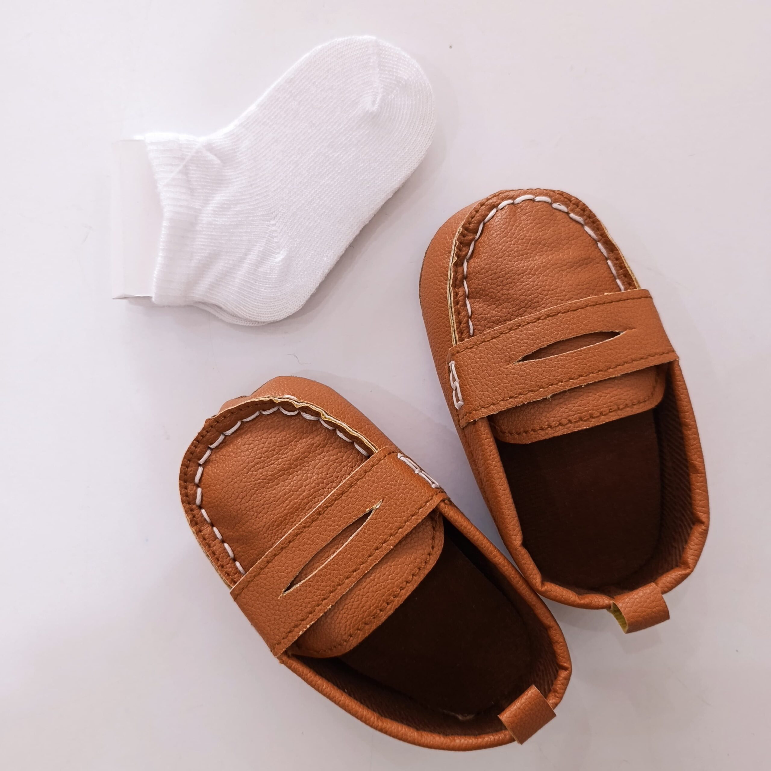 Baby Boy Crib Shoes with Soft Sole (pre-walkers) - Image 5
