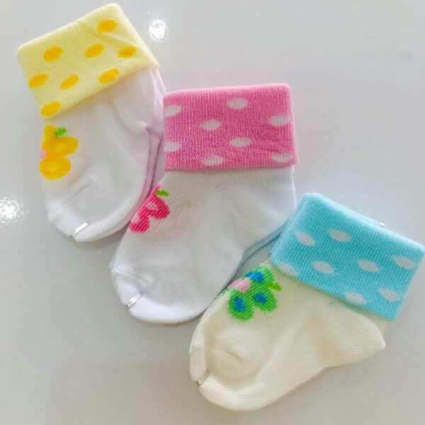 3 Piece Cute Cotton Socks (Girls) - Image 10