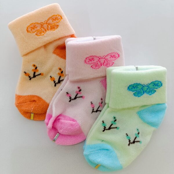3 Piece Cute Cotton Socks (Girls) - Image 9
