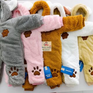 Warm Rompers with a Hood for Baby