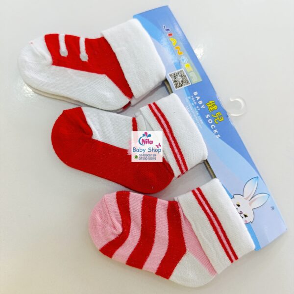 3 Piece Cute Cotton Socks (Girls) - Image 16