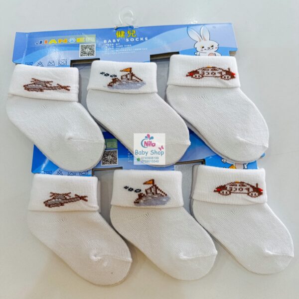 3 Piece Cute Cotton Socks (Girls) - Image 6
