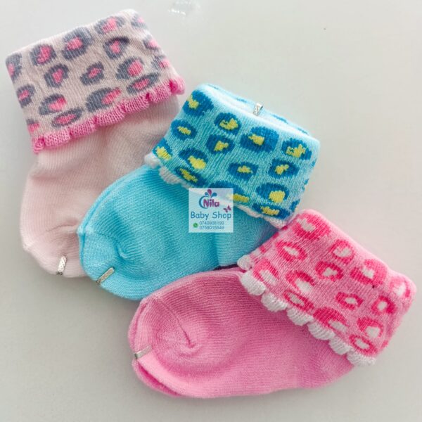 3 Piece Cute Cotton Socks (Girls) - Image 8