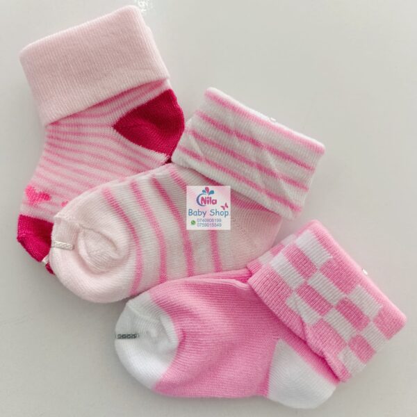 3 Piece Cute Cotton Socks (Girls) - Image 6