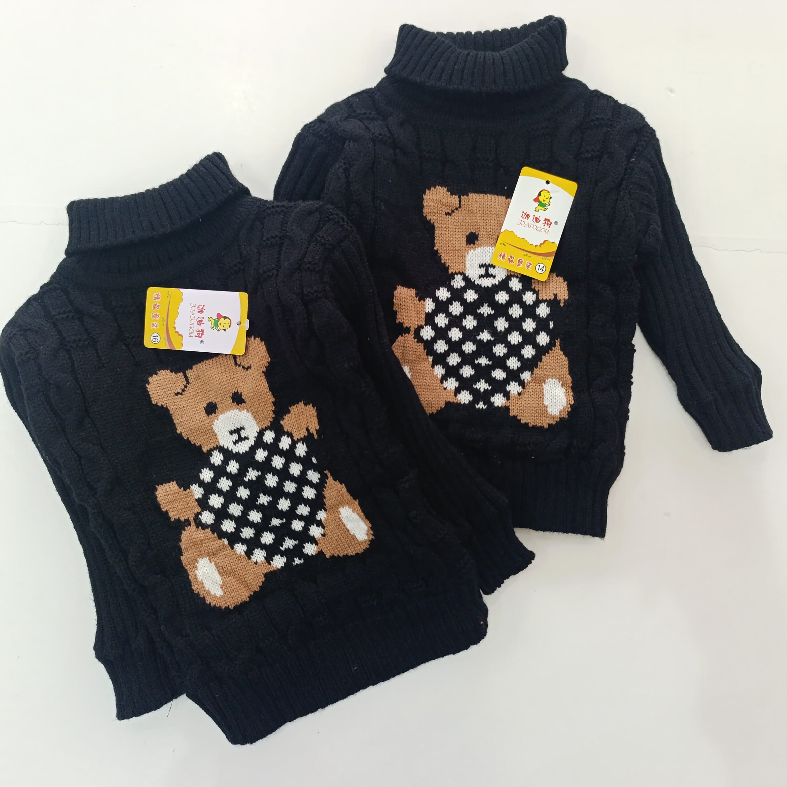 Warm Turtleneck Newborn Unisex Baby Sweater - Image 3