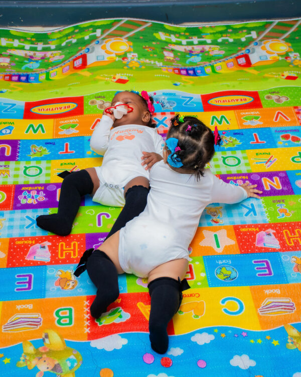 Multicolored Double-sided Soft Baby Play Mat - Image 5