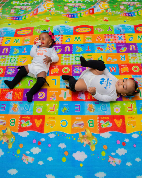 Multicolored Double-sided Soft Baby Play Mat