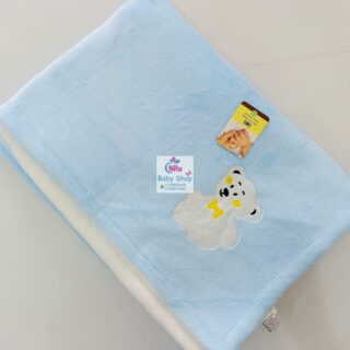 Elegant Warm Fluffy Baby Comfort Shawl - Blue