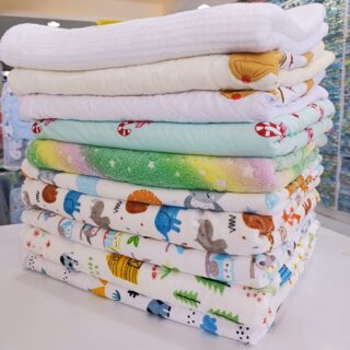 Warm Fleece Newborn Shawl