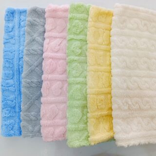 Ultra-Soft Baby Shawl - Plush Fleece Newborn Wrap Blanket (Warm & Cozy, Multi-Color)