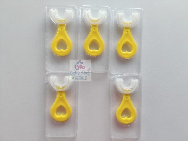 360° U-shaped Newborn Silicone Toothbrush - Image 4