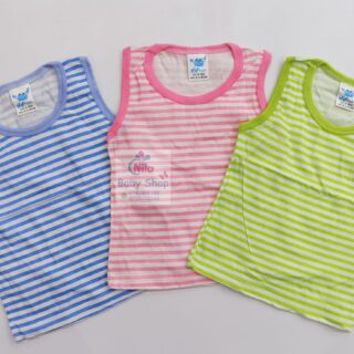 Unisex Cotton Newborn Stripped Vests