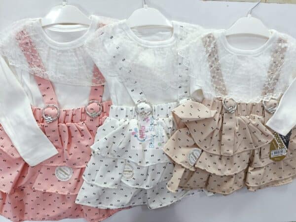 Newborn Baby Girl Romper Dress Cute Long Sleeves Skirt