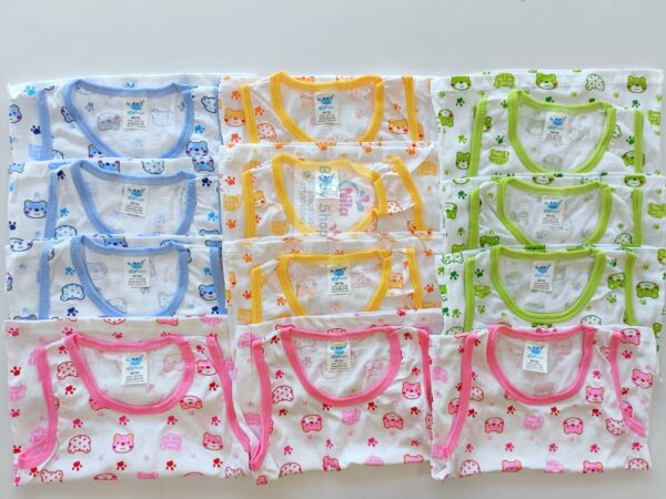 Pure Cotton Unisex Baby Vests