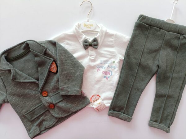 New Stylish 3 Piece Baby Suit - Image 3