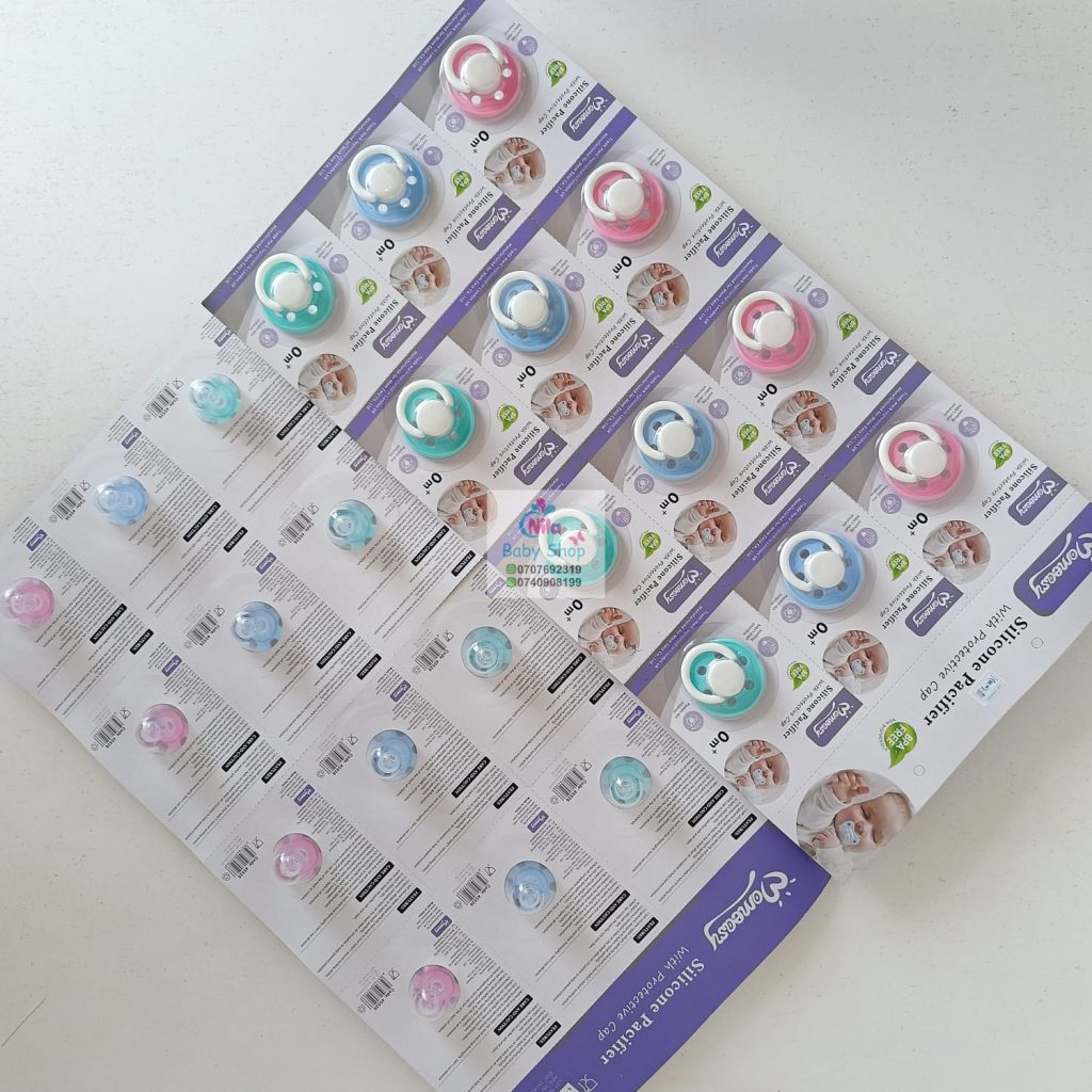 Momeasy Baby Silicone Pacifier With Protective Cap