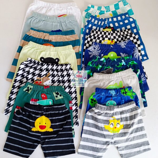 Cartoon Themed Trendy Baby Boy Shorts 5pcs