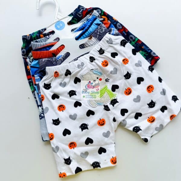 Cartoon Themed Trendy Baby Boy Shorts 5pcs - Image 15