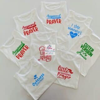 Pure Cotton Branded Newborn Baby Vest