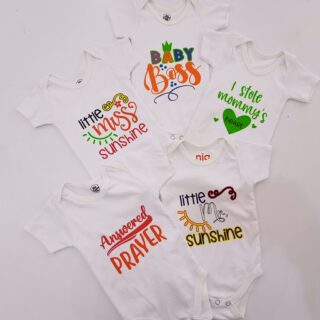 Branded Newborn Baby Bodysuits