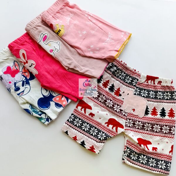 Baby Girls 5-Piece Cotton Pants Set - Image 7