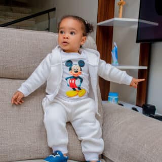 Kids 3-Piece Set Pants, T-shirt & Zip-up Hoodie