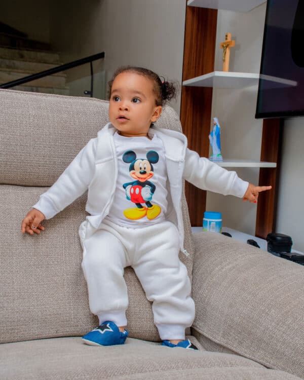 Kids 3-Piece Set Pants, T-shirt & Zip-up Hoodie