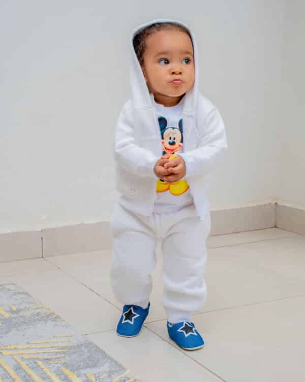 Kids 3-Piece Set Pants, T-shirt & Zip-up Hoodie - Image 7