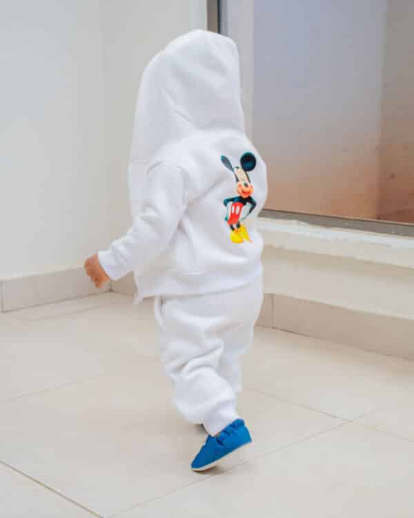 Kids 3-Piece Set Pants, T-shirt & Zip-up Hoodie - Image 2
