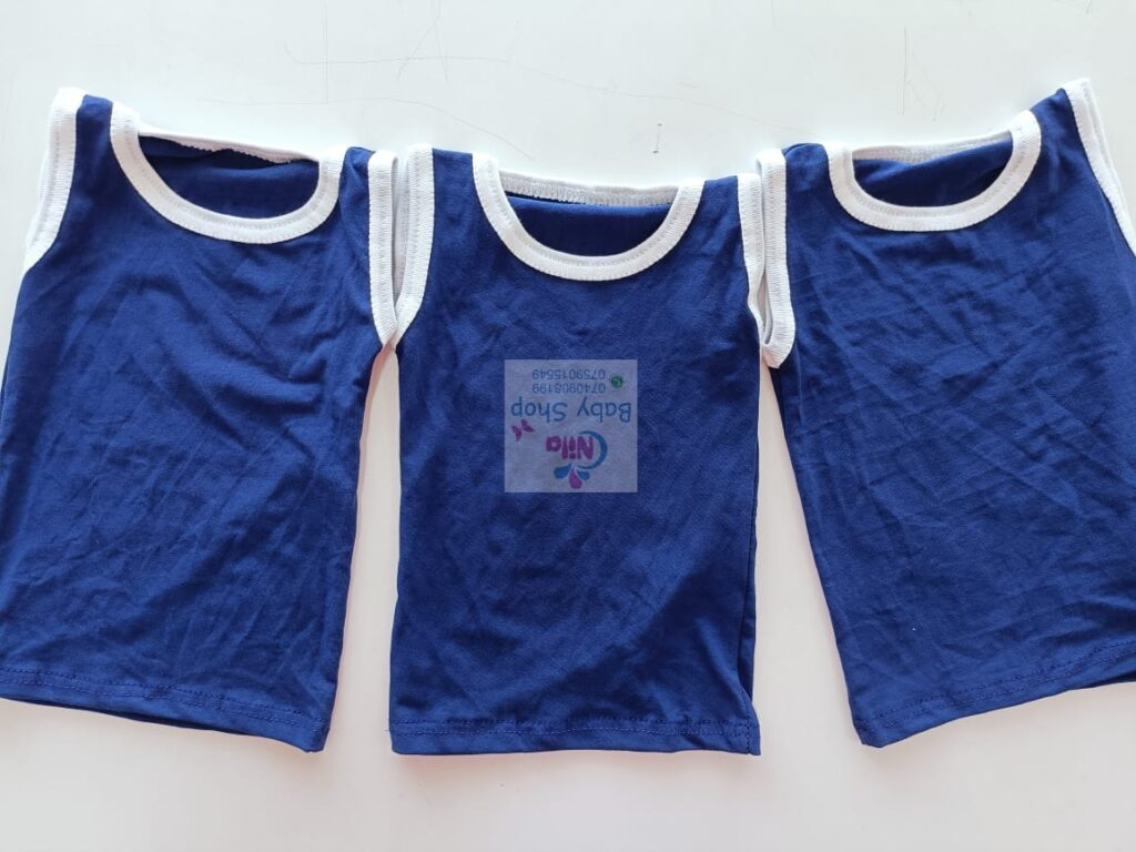 Newborn Baby Vest Unisex Undershirt in Cotton Nila Baby Shop