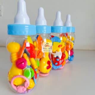 Baby Toy Rattles & Shakers Bottle Set - Blue