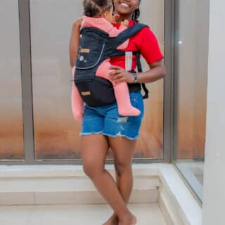 Comfortable Spacious Imama Baby Carrier With Hip Seat - Black